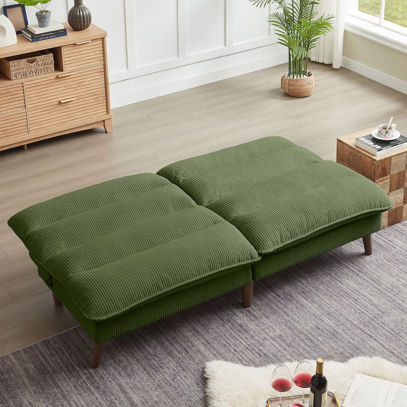 72.4" Armless Futon Sofa Bed
