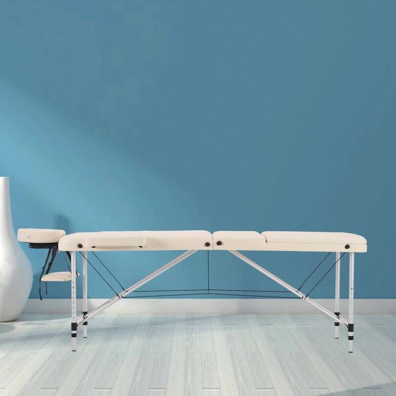 3 Folding Portable Massage Table Professional Aluminum Alloy