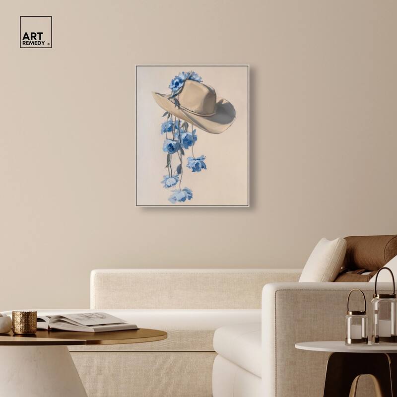 Brimming Blues II Canvas by Art Remedy