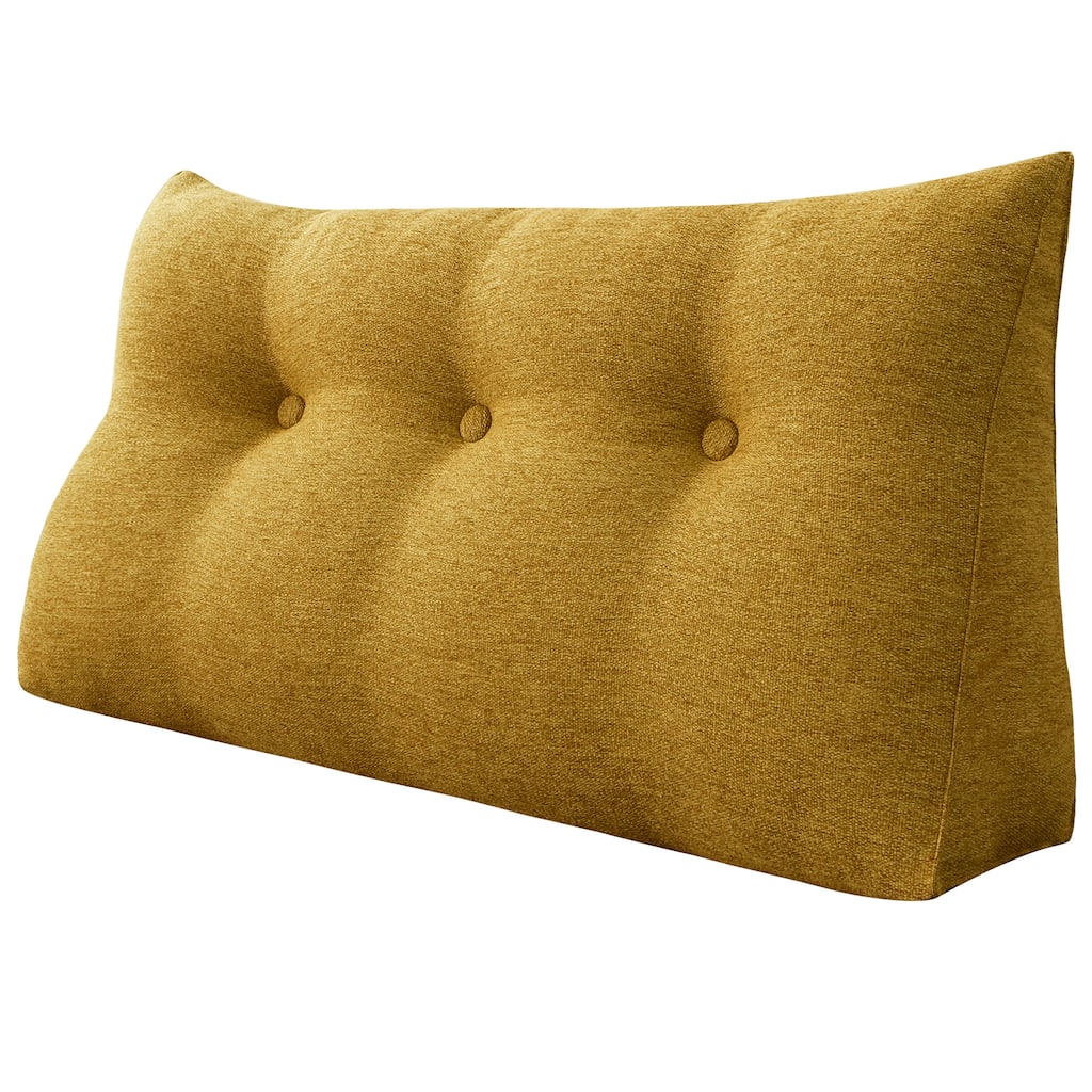 Backrest Reading Throw Pillow Wedge Headboard for Twin Bed