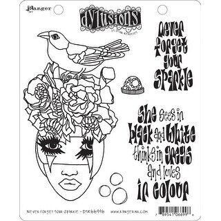 Ranger Dyan Reaveleys Dylusions Cling Stamp Collections 8.5X7-Elf Improvement Class