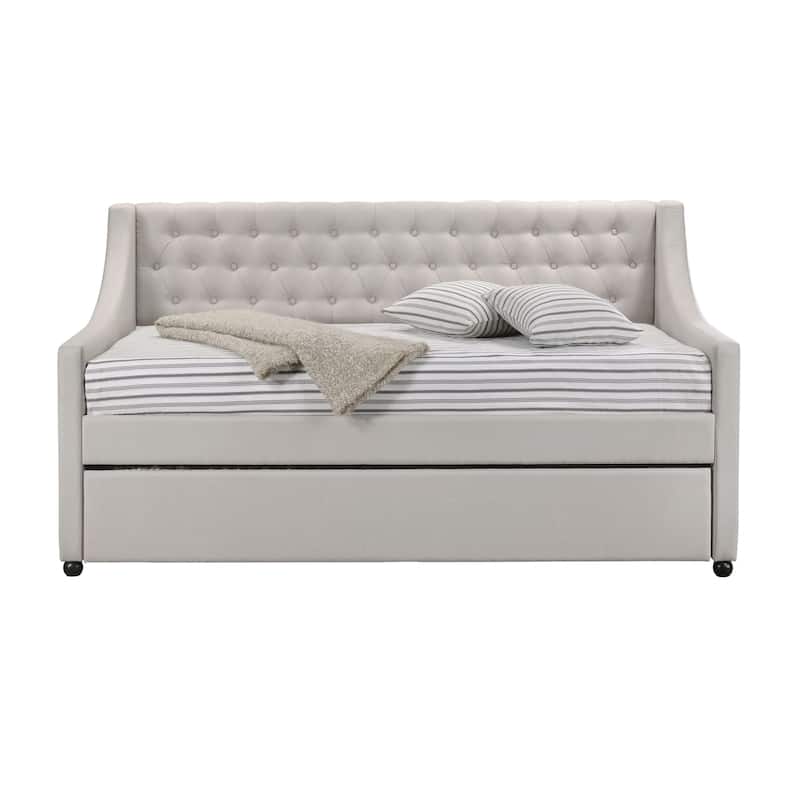Capitola Fog Upholstered Daybed with Casters