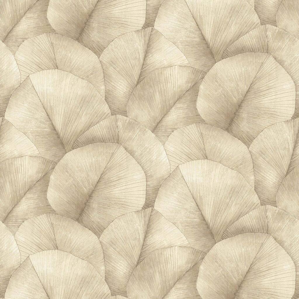 Galerie Wallcoverings Kumano Repeatable Palm Leaf 4-Panel Wall Mural Vinyl on Non-woven Matte Finish