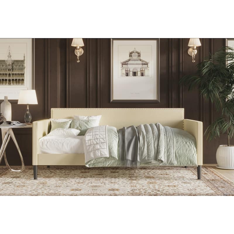 Sutton Upholstered Twin Daybed - Beige