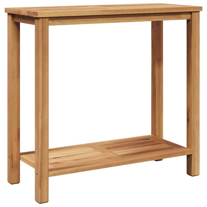 vidaXL Console Table Brown in Solid Teak Wood