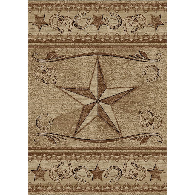 American Destination Abilene Antique Southwest Lodge Area Rug - 2'3"x3'3"