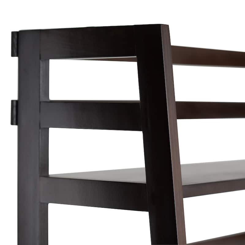 WYNDENHALL Normandy 30 inch Solid Wood 5 Shelf Ladder Bookcase (Set of 2)