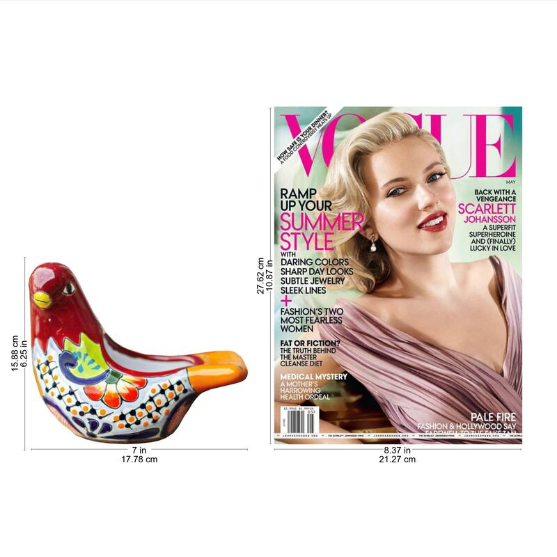 Novica Handmade Sweet Dove Ceramic Flower Pot