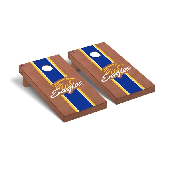 slide 2 of 5, Embry-Riddle Daytona Eagles Rosewood Cornhole Board Set