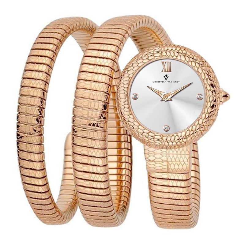 Christian Van Sant Women's Naga Silver Dial Watch - CV0891 - 6 (36)