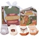 preview thumbnail 1 of 8, Woodland Forest Friends, 5-Piece Gift Set for Infants 0-12 Months, Includes Storybook and 4 Pairs of Animal Socks