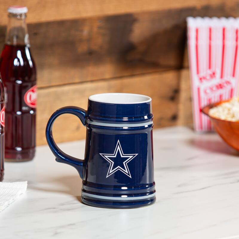 Dallas Cowboys 24 oz Ceramic Stein Mug