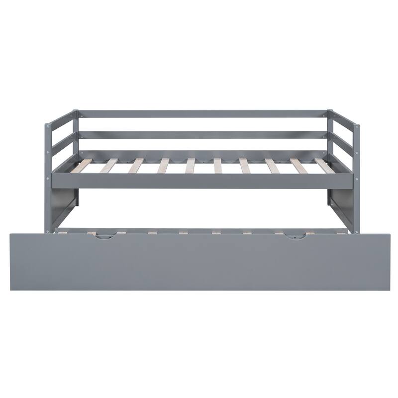 Wood Daybed with Trundle