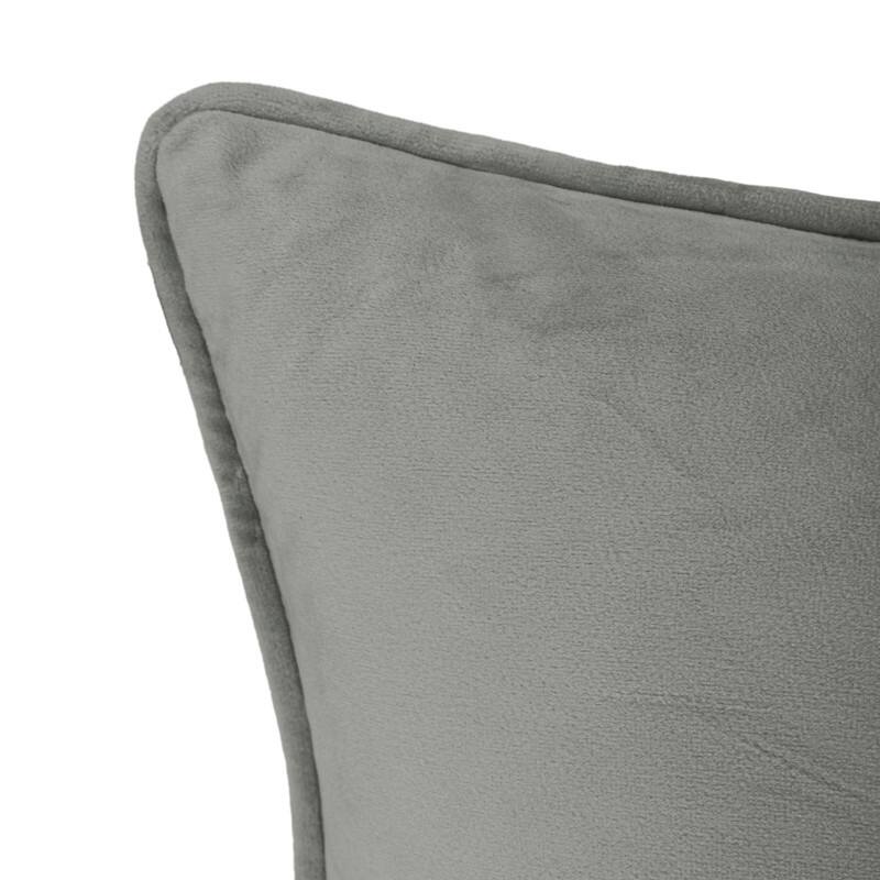 Sherry Kline Elite Velvet Corded Edge - Feather/Down Fill, Zippered, Set of 2 Pillows