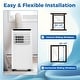 preview thumbnail 6 of 7, Gymax 8000 BTU Portable Air Conditioner Floor AC Unit Fan &