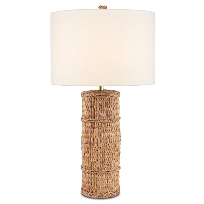 Currey & Company Azores Natural Table Lamp - 32.5"h x 18"dia - 32.5"h x 18"dia - Natural