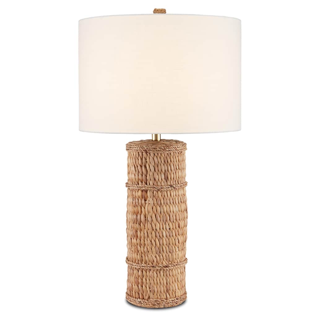 Currey & Company Azores Natural Table Lamp - 32.5"h x 18"dia