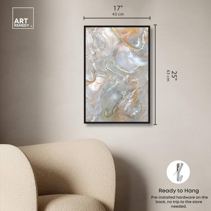 Fluid Preciousness IV Canvas by Art Remedy