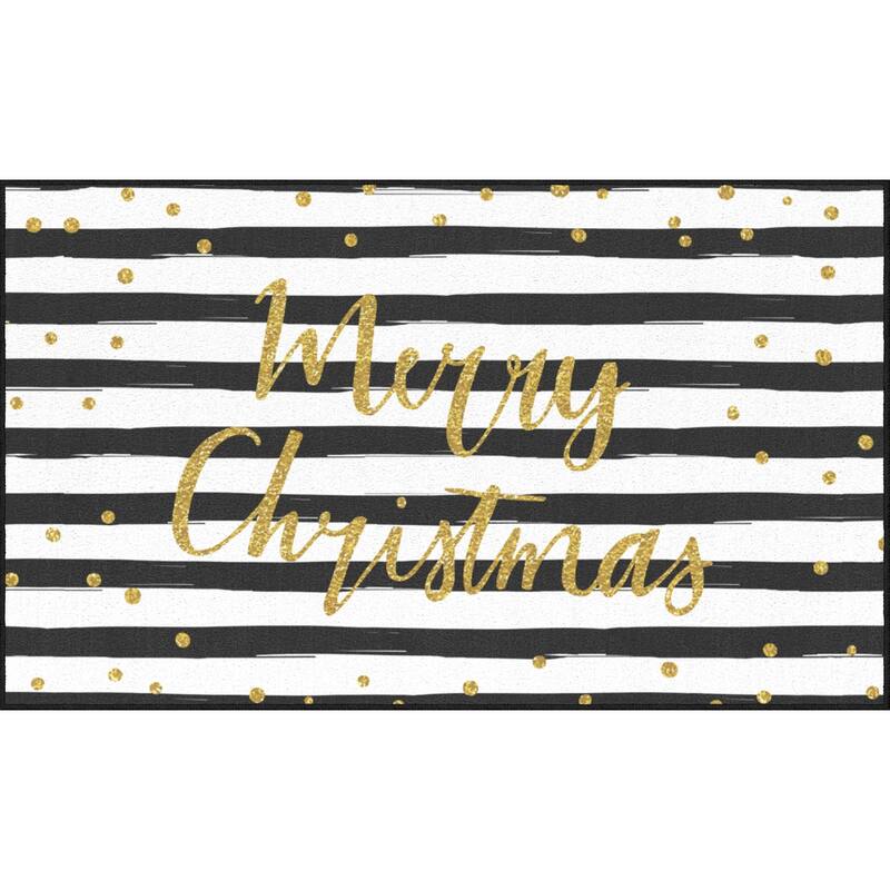 Mohawk Prismatic Christmas Stripe Area Rug - 2' x 3'4"