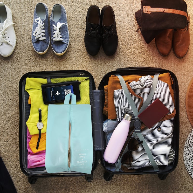 3Pcs Waterproof Shoes Bags Travel Storage Shoes Organizer with Zipper