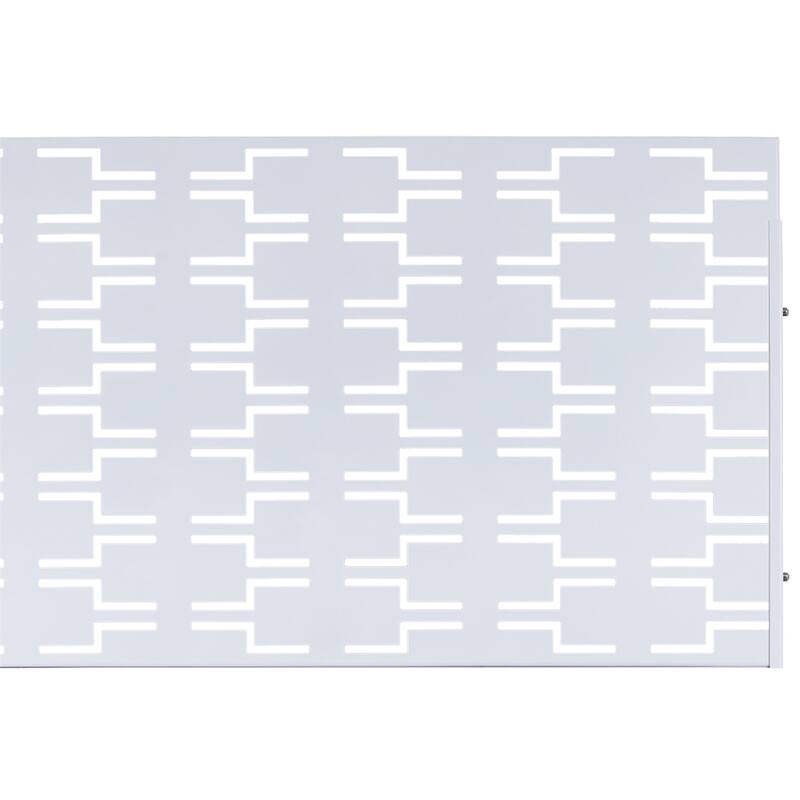 Outdoor & Indoor Privacy Screen Metal Privacy Screen 76" H×48" W