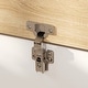 preview thumbnail 9 of 13, L-Shaped Storage Bench with Lift-Top Seats and Wooden Top for Entryway