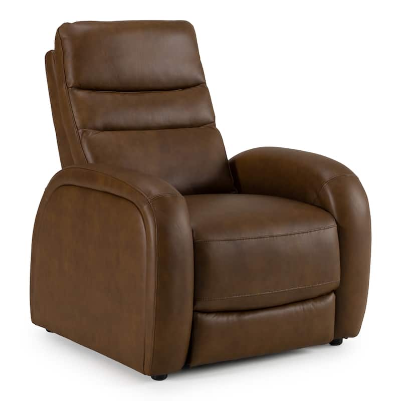 Divani Casa Huslia Modern Brown Leather Zero Gravity Recliner Chair
