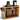 Bamboo Organizer for AeroPress, Coffee Caddy Station Holds AeroPress Coffee Maker, Accessories, Filters, Cups