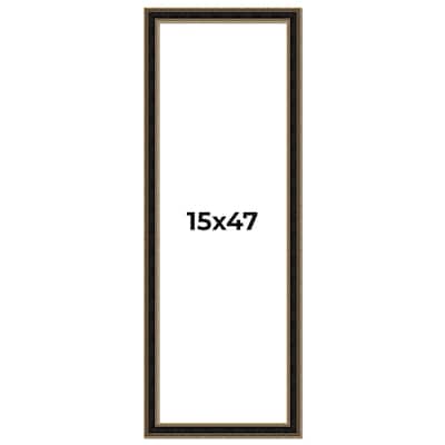 15x47 Frame Gold Antique Vintage Sold Wood Picture Frame | 1.75 Inch