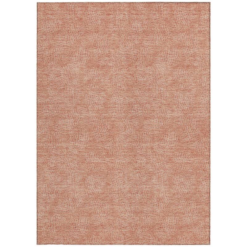 HomeRoots Geometric Transitional Rectangle Outdoor Rug