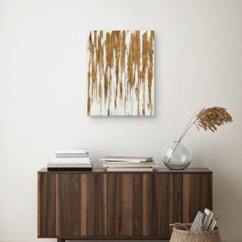 Goldsicles by Liz Jardine Canvas Art Print