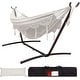 preview thumbnail 22 of 86, Double Cotton Hammock with Space Saving Steel Stand