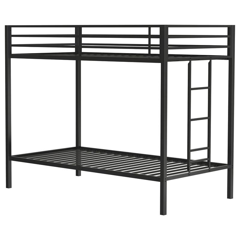Alevera Metal Bunk Bed with Ladder