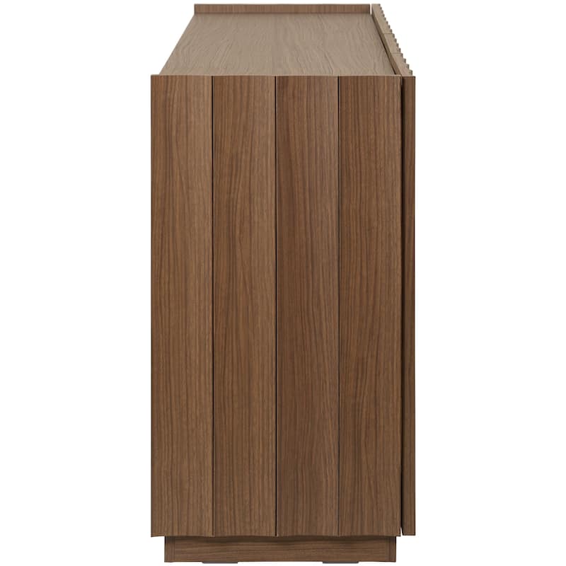 SAFAVIEH Home Bloom Scalloped 2-Door Sideboard / Media Stand - 64"W x 16"D x 32"H