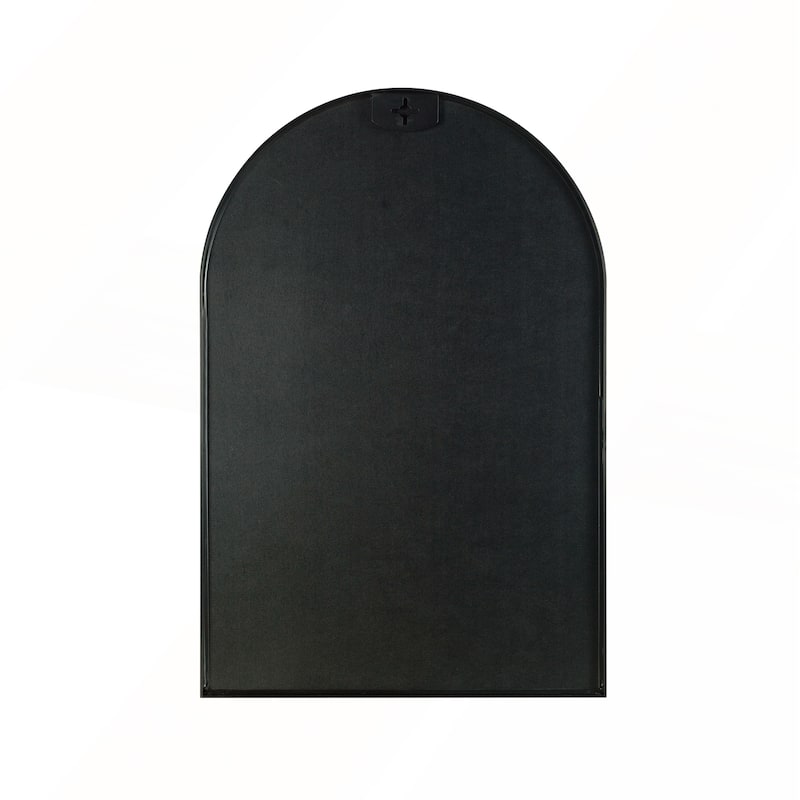 24x32 Inch Metal Framed Arched Bathrrom Mirror