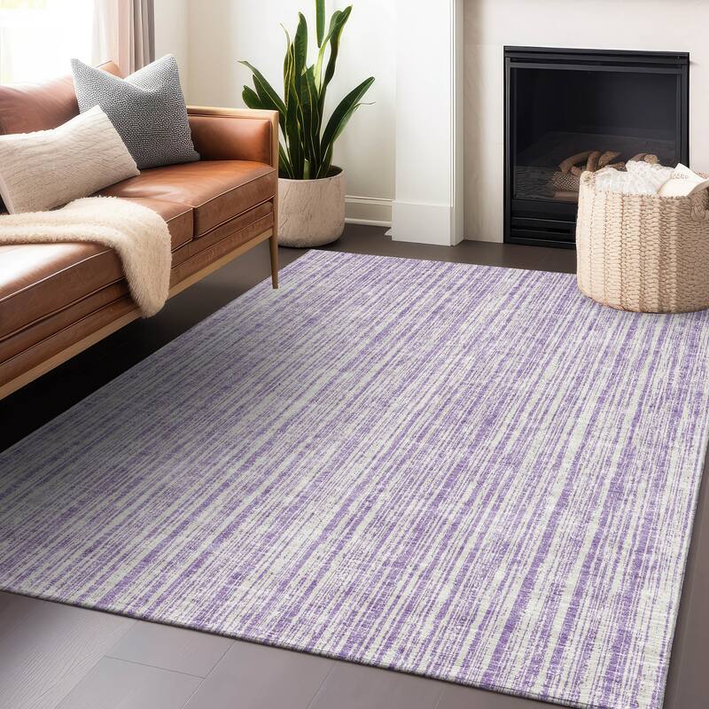 Premium Washable Super Soft Striped Mayfield Rug