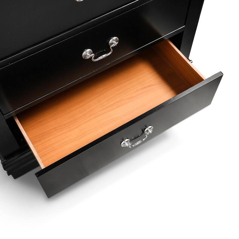 Furniture of America Mayday Modern Solid Wood 3-Piece Sleigh Bedroom Set