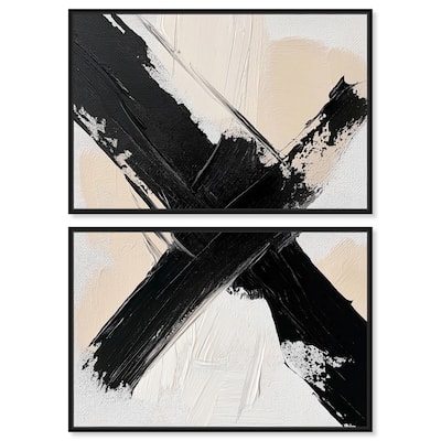 Graphic Impact I Canvas Set of 2 by Art Remedy