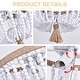 preview thumbnail 4 of 30, OYIPRO 3 - Light 12'' Bohemia Beaded Flush Mount Light Fixtures
