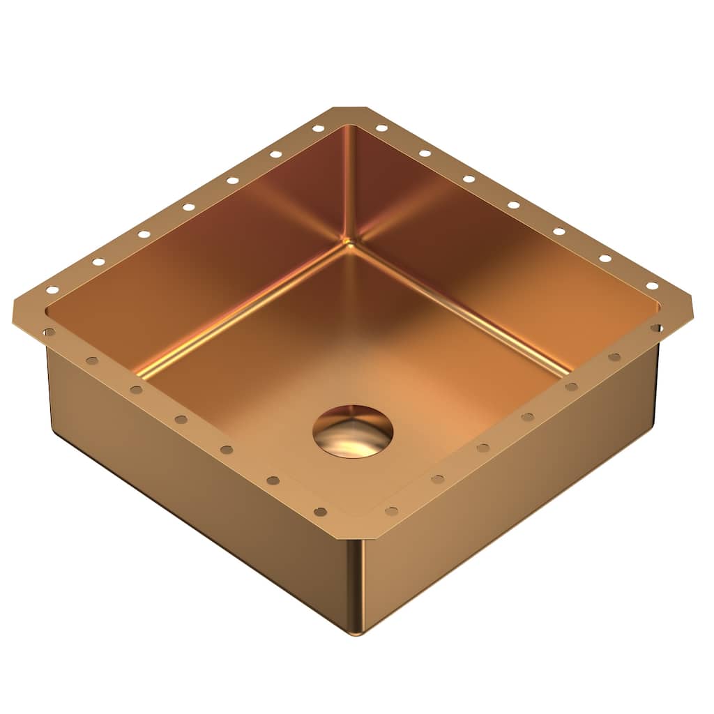 Karran USA CCU500 Cinox 15-3/4" Square Stainless Steel Undermount