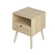 preview thumbnail 8 of 28, Rattan Nightstand Bedside Table with Rattan Drawers