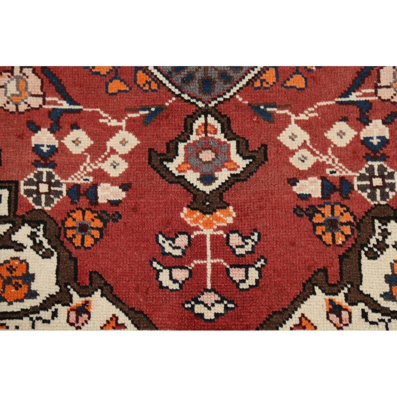 Vegetable Dye Bakhtiari Persian Area Rug Handmade Wool Carpet - 5'2" x 9'11"