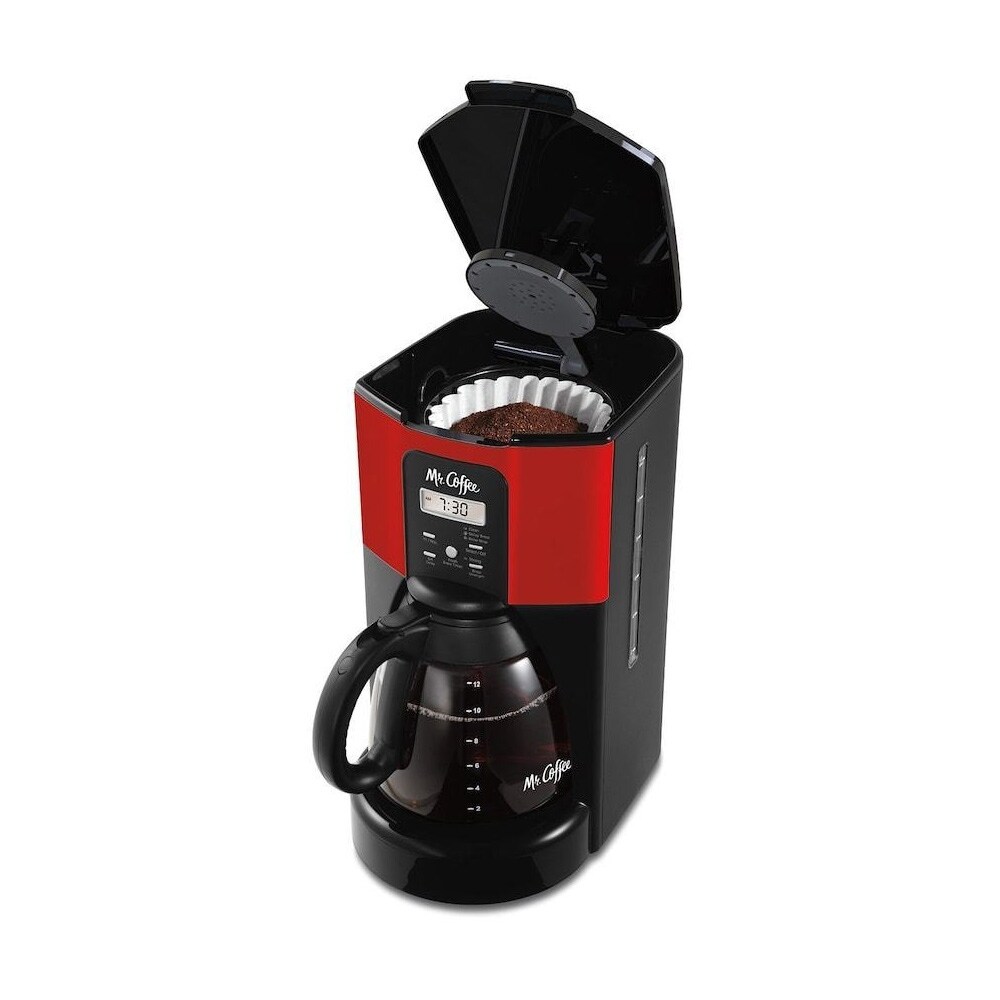 Mr Coffee Bvmc Ecx46 Dts Performance Brew 12 Cup Programmable Coffee Maker Red
