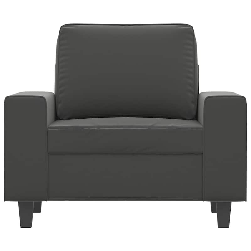 vidaXL Sofa Chair Accent Upholstered Chair for Living Room Microfiber Fabric