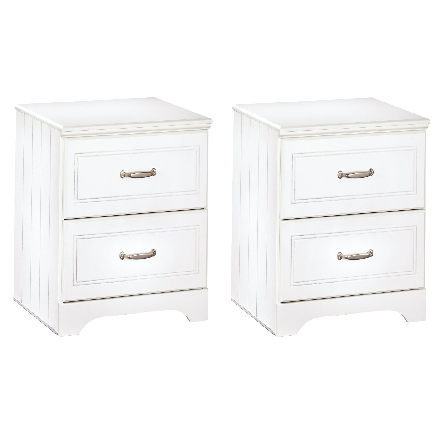 Shop Ashley Furniture B102 92 Lulu Two Drawer Night Stand W Crisp