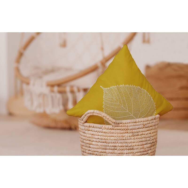 Leaf Study Accent Pillow