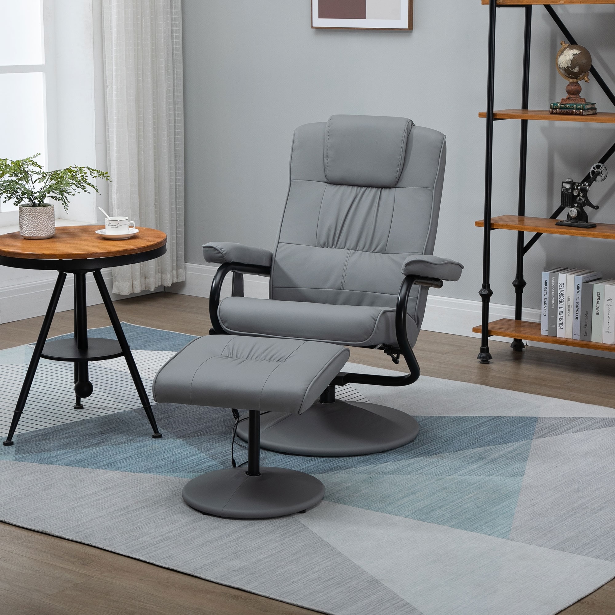 Homcom pu best sale leather office chair