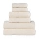 preview thumbnail 2 of 7, Superior Franklin Cotton Lightweight 6-Piece Assorted Towel Set