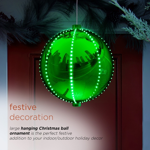Light up outdoor christmas balls on sale