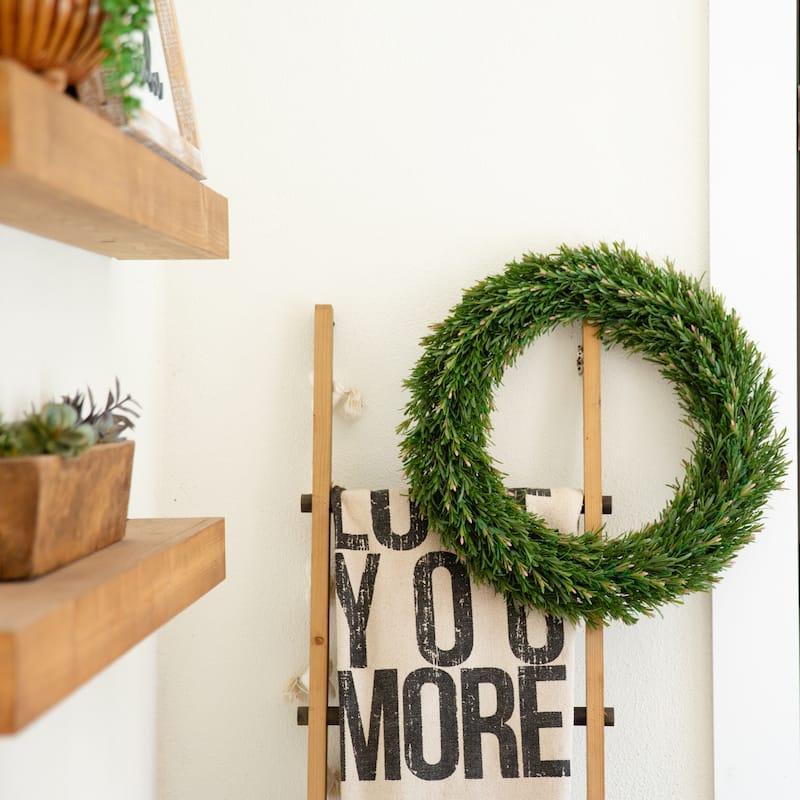Rosemary Artificial Wreath - 24" - Unlit